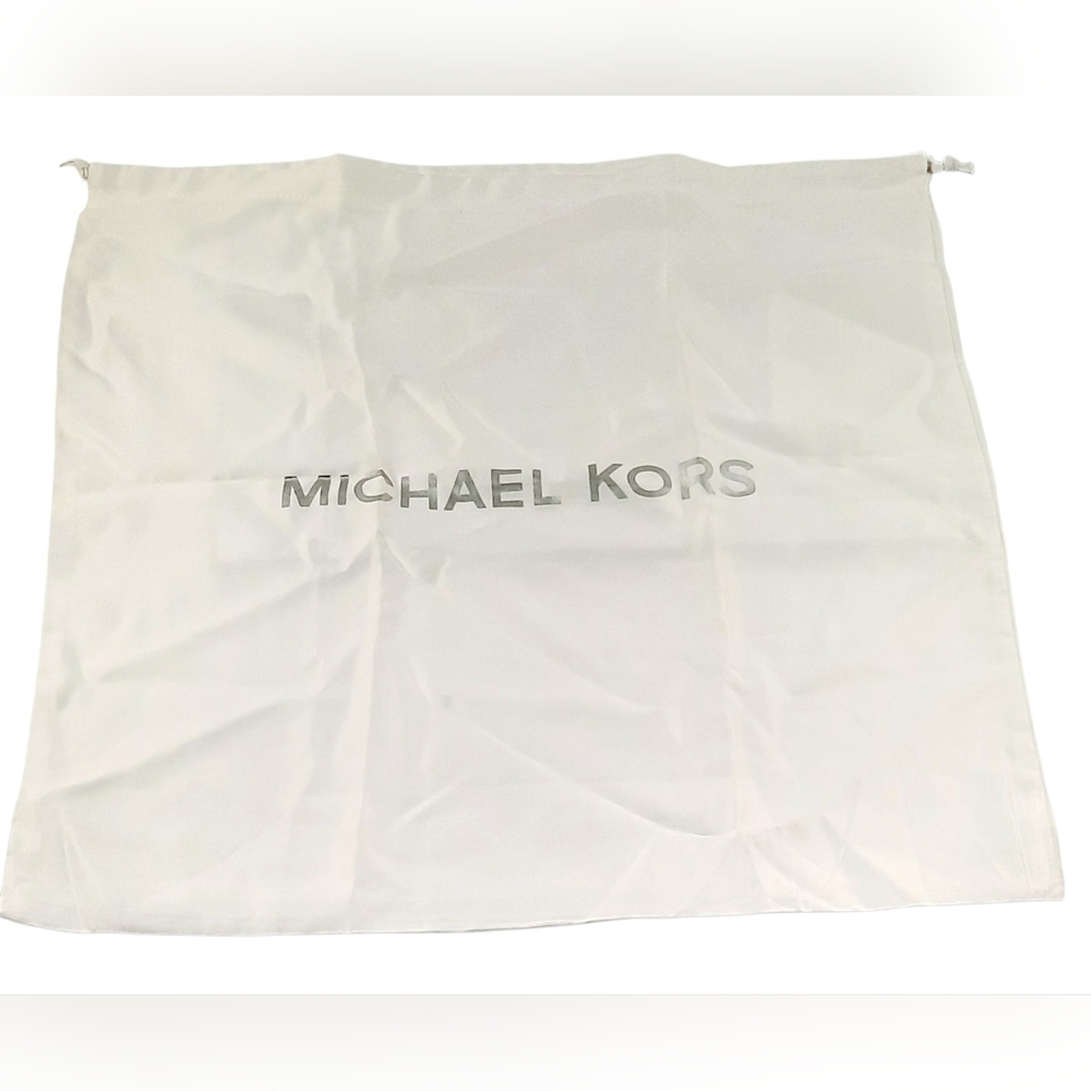 Michael Kors Dust Bag w/Drawstring 18”x18”Handbag Storage Silver Logo